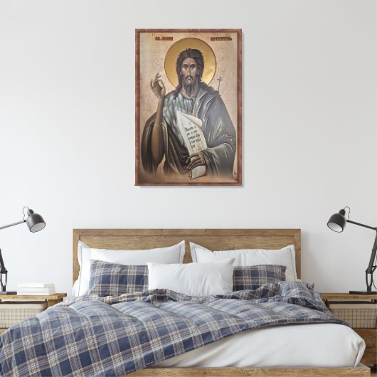 Icon of the Saint John Leinwanddruck (Insitu (Schlafzimmer))