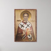Icon of the Saint Nicholas frame 2 Leinwanddruck (Vorderseite)