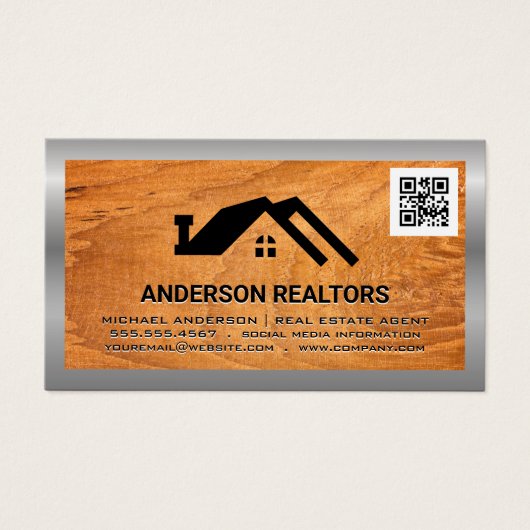 Icon Real Anwesen | qr Code (Vorderseite)