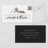 Icon Real Anwesen | QR-Code Visitenkarte (Vorne/Hinten)