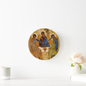 Icon Rublev Orthodox Byzantine Runde Wanduhr (Zuhause)