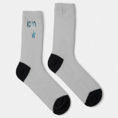 ICON Unisex Socken Trend Abstrakter Blauer Ozean (Rechts)