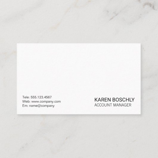 Icon Visitenkarte (Rückseite)