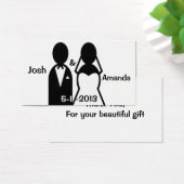 Icon Wedding Couple Danke-Card (Schreibtisch)