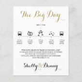 Icon Wedding Itinerary (Vorderseite)