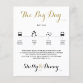 Icon Wedding Itinerary (Vorderseite)