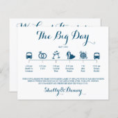 Icon Wedding Itinerary (Vorne/Hinten)