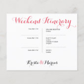 Icon Wedding Itinerary - Hochzeit in Urlaubsort (Rückseite)