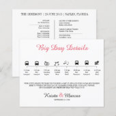 Icon Wedding Timeline Programm (Vorne/Hinten)