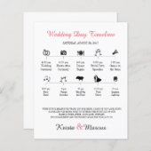 Icon Wedding Timeline Programm (Vorne/Hinten)