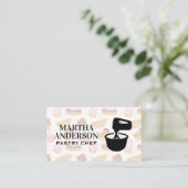 Icon zum Mischen | Niedliches Feingebäck Visitenkarte (Stehend Vorderseite)