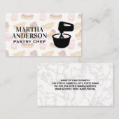 Icon zum Mischen | Niedliches Feingebäck Visitenkarte (Vorne/Hinten)