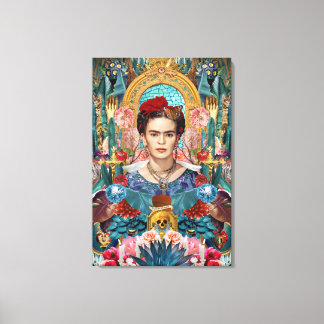 icone-mexicain-frida-kahlo leinwanddruck