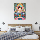 icone-mexicain-frida-kahlo leinwanddruck (Insitu (Schlafzimmer))