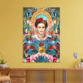 icone-mexicain-frida-kahlo leinwanddruck (Insitu (Wohnzimmer))