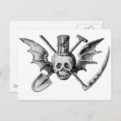 Icones Mortis (Detail) Postkarte (Vorne/Hinten)