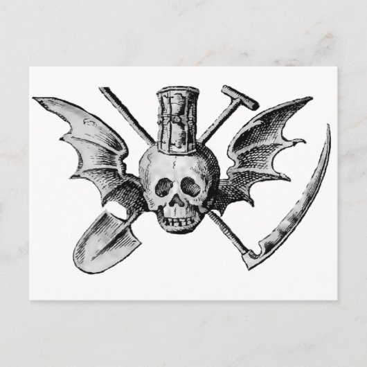 Icones Mortis (Detail) Postkarte (Vorderseite)