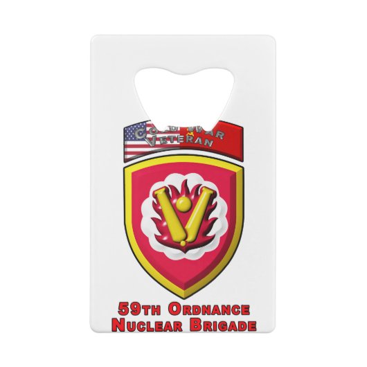 Iconic 59. Ordnance Nuklear Brigade Geldbeutel Flaschenöffner (Rückseite)