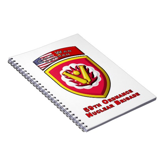 Iconic 59. Ordnance Nuklear Brigade Notizblock (Rechte Seite)