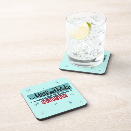 Iconic 60er Mitte Jahrhundert Moderner Untersetzer (Rechte Seite)