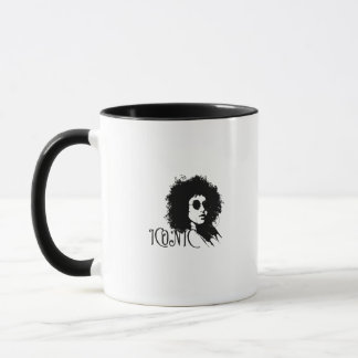 ICONIC Afro Woman Retro Portrait - Bold Black Girl Tasse