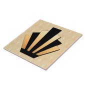 Iconic Art Deco Mirror Gestaltete Keramik Fliese (Seite)