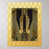 Iconic Art Deco Poster (Vorne)