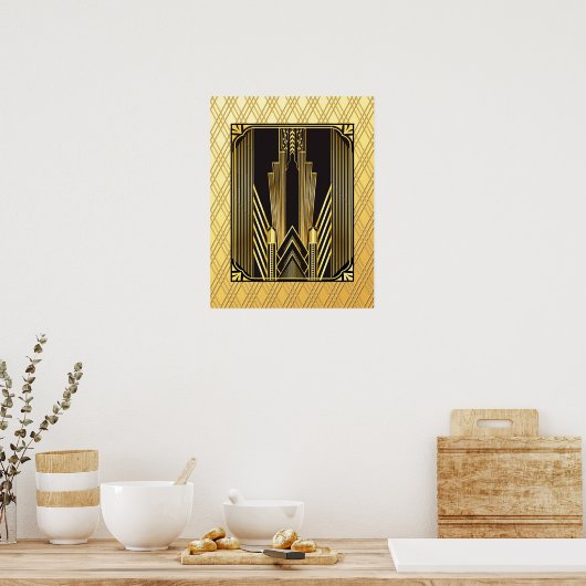 Iconic Art Deco Poster (Küche)