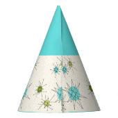 Iconic Atomic Sternexplosion Party Partyhütchen (Rückseite)