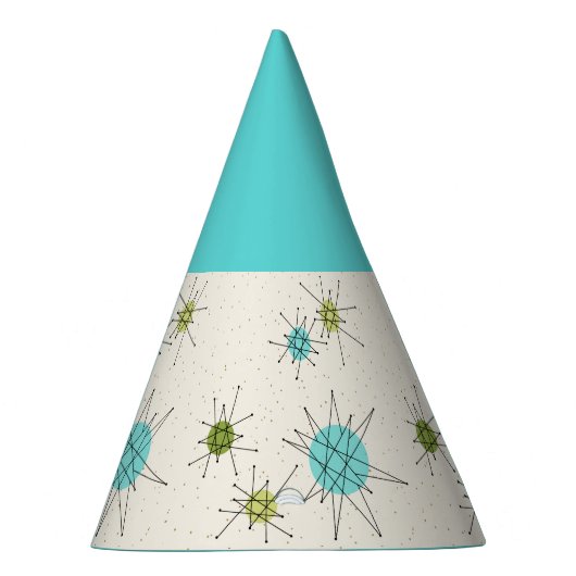 Iconic Atomic Sternexplosion Party Partyhütchen (Rechts)