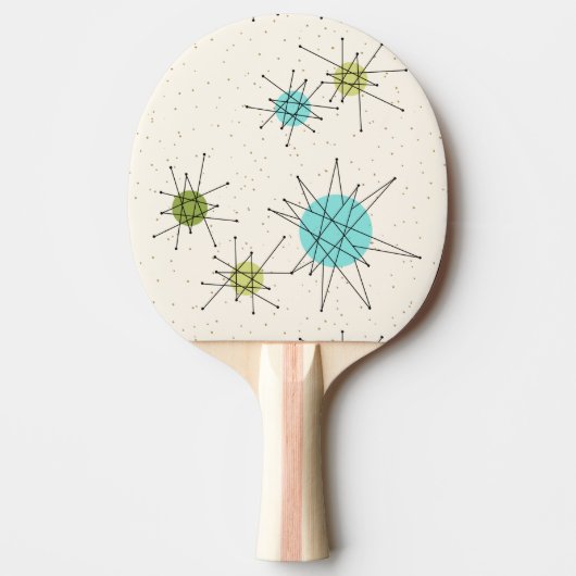 Iconic Atomic Sternexplosion Ping Pong Paddle Tischtennis Schläger (Vorderseite)