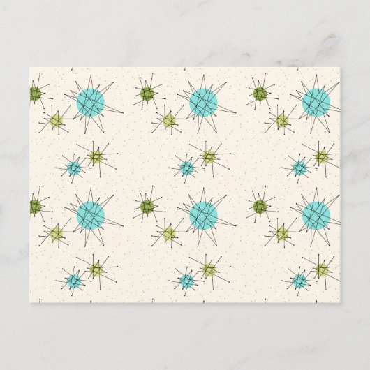 Iconic Atomic Sternexplosion Postcard Postkarte (Vorderseite)