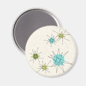 Iconic Atomic Sternexplosion Round Magnet (Vorderseite/Rückseite)