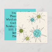 Iconic Atomic Sternexplosionen Einladung (Vorne/Hinten)