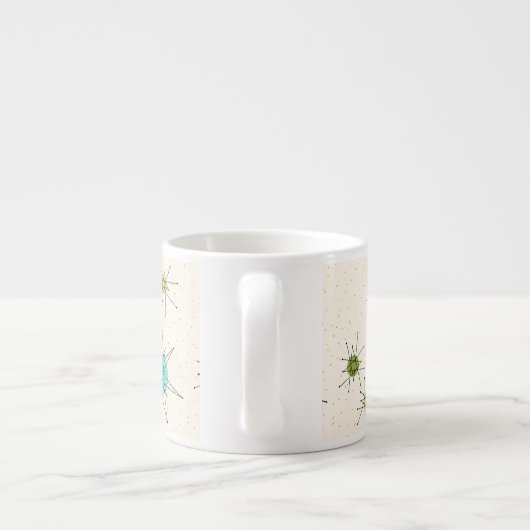 Iconic Atomic Sternexplosionen Espresso Tasse (Rückseite)