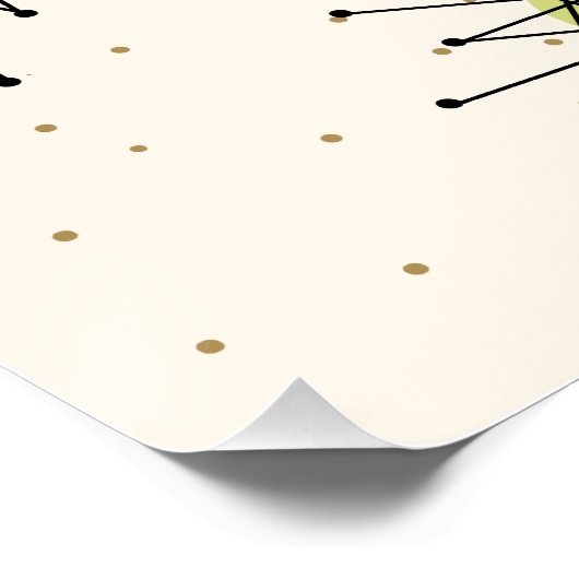 Iconic Atomic Sternexplosionen Poster (Ecke)