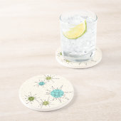 Iconic Atomic Sternexplosionen Sandstone Untersetz Sandstein Untersetzer (Seite)