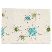 Iconic AtomSternexplosion-Geschenk-Tasche Große Geschenktüte (Rückseite)