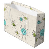 Iconic AtomSternexplosion-Geschenk-Tasche Große Geschenktüte (Rückseite Schrägansicht)