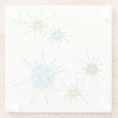 Iconic AtomSternexplosion-Glas-Untersetzer Glasuntersetzer (Rückseite)