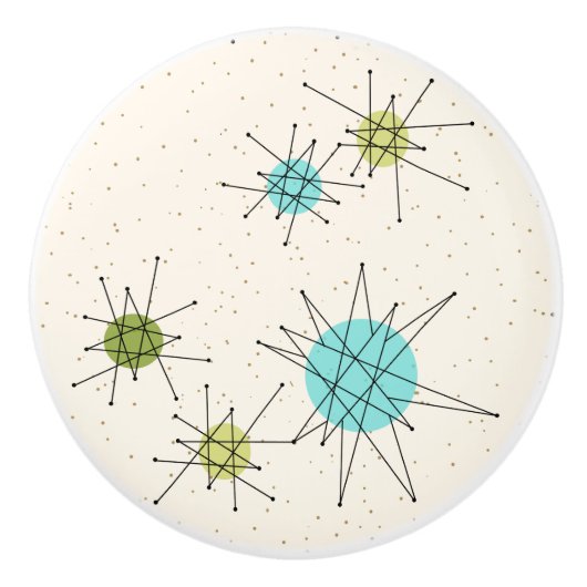 Iconic AtomSternexplosion-Keramik-Zug Keramikknauf (Vorderseite)