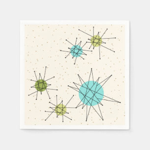 Iconic AtomSternexplosion-Papierservietten Serviette