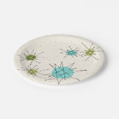 Iconic AtomSternexplosion-PapierTeller Pappteller (Schrägansicht)