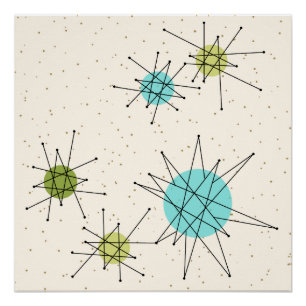 Iconic AtomSternexplosion-Plakat Poster