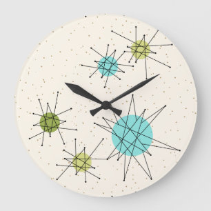 Iconic AtomSternexplosion-runde Wand-Uhr Große Wanduhr