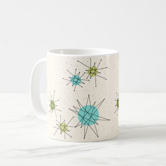 Iconic AtomSternexplosion-Tasse Kaffeetasse (Vorderseite Links)
