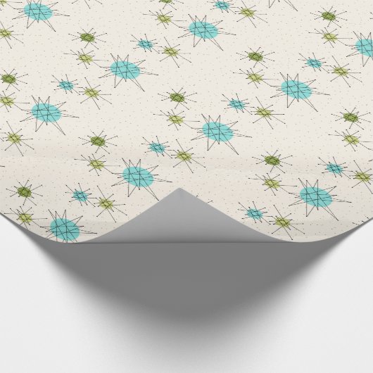 Iconic AtomSternexplosion-Verpackungs-Papier Geschenkpapier (Ecke)