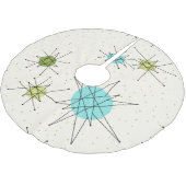 Iconic AtomSternexplosion-Weihnachtsbaum-Rock Polyester Weihnachtsbaumdecke (Schrägansicht)