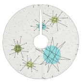 Iconic AtomSternexplosion-Weihnachtsbaum-Rock Polyester Weihnachtsbaumdecke (Vorderseite)