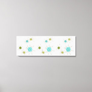 Iconic AtomSternexplosionen wickelten Leinwand ein